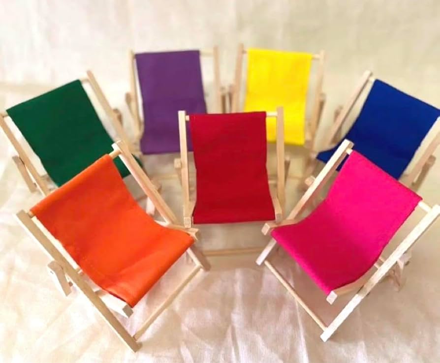 Amazon｜ちびぬい折り畳みチェア クッション無し 7脚セット